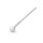 Solid stainless steel urethral plug with unscrewable ball