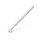 Dilator / princes sceptre with flow-through and grooves, made of stainless steel, in various sizes