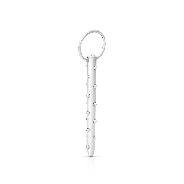 Dilator / prince sceptre with nubs and retaining ring (32 mm), made of medical stainless steel, in various sizes