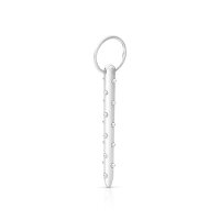 Dilator / prince sceptre with nubs and retaining ring (32 mm), made of medical stainless steel, in various sizes