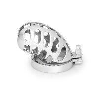 Penis cage with stainless steel lock, length: 85 mm