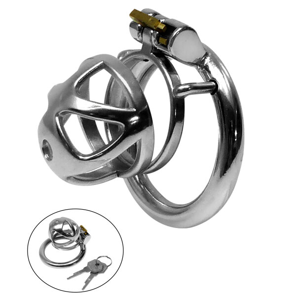 Stainless steel chastity belt chastity cage penis cage (KK11)